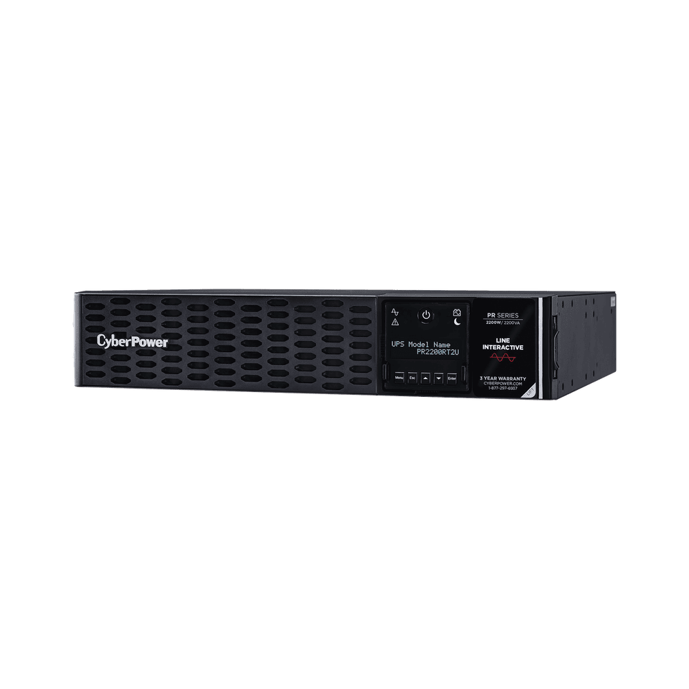 PR2200RT2U-AD-2-l UPS de 2200 VA/2200 W, Topología Línea Interactiva, Entrada 120 Vca NEMA L5-30P, Onda Senoidal Pura, Torre o Rack 2 UR, Con 8 Tomas NEMA 5-20R PR2200RT2U 3