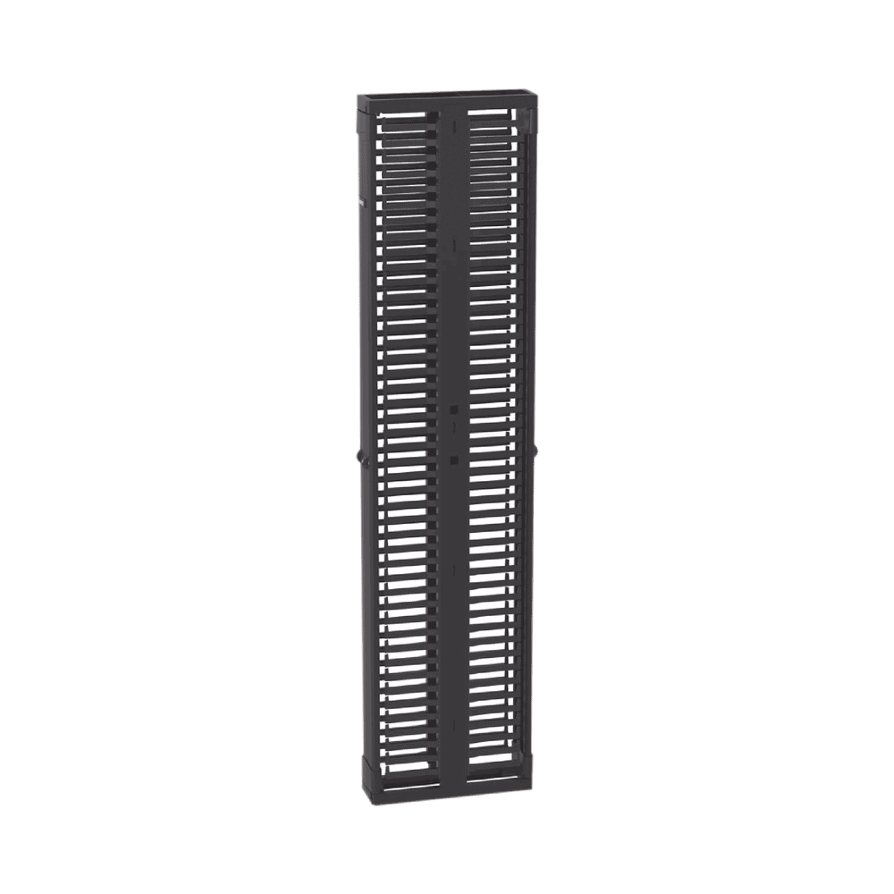 PR2VD06-AD-2-l Organizador Vertical PatchRunner™, Doble (Frontal y Posterior), Para Rack Abierto de 45 Unidades, 6in de Ancho, Color Negro PR2VD06 3
