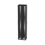 Organizador Vertical PatchRunner™, Doble (Frontal y Posterior), Para Rack Abierto de 45 Unidades, 12in de Ancho, Color Negro PR2VD12-LAT-DER-l