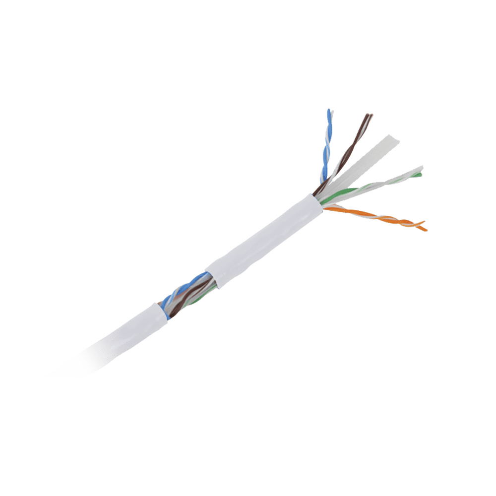 PROCAT6W-AD-2-l Bobina de Cable UTP de 305 Metros (1000 Pies) Cat6 Aleación de Cobre y Aluminio (CCA), Color Blanco, Uso Exclusivo Interior PRO-CAT-6/W 4