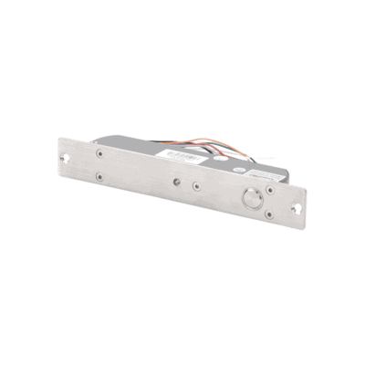 Cerradura de Perno 2000 kg de sujeción/ Abierta en caso de falla (Fail Safe)/ Con temporizador y Sensor de puerta
