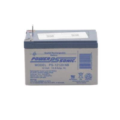 Batería 12V Recargable, 12AH, Para Respaldo, Tecnologías AGM/VRLA, 5 Años Vida Útil, Terminales tipo NB, Reconocida UL , Sin Mantenimiento, Sin Derrames