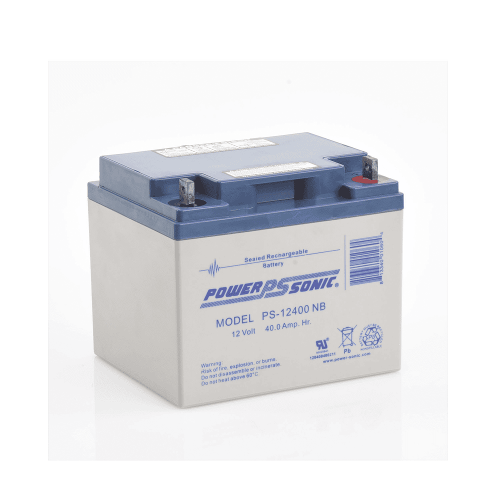 PS12400NB-AD-3-l Batería 12V, 40AH, Para Respaldo, Tecnologías AGM/VRLA, 5 Años Vida Útil, Terminales NB, Reconocida UL PS-12400-NB 4