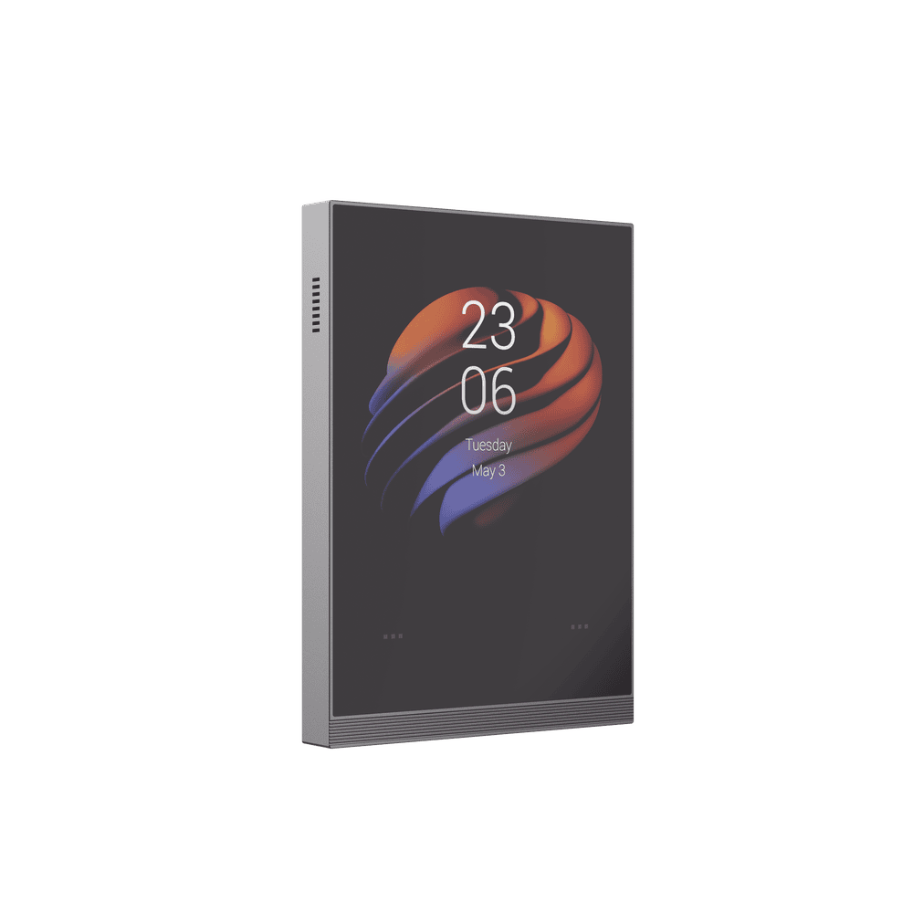 PS52V2D1US-FRENTE-l Pantalla táctil Hub controlador integrable con sistemas de automatización compatible con múltiples marcas, una entrada de iluminación. Conexión Wifi PS52V2D1US 2