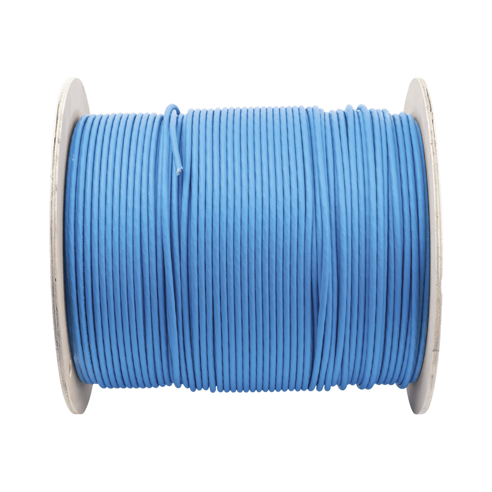 PSL7004BUCED-FRENTE-l Bobina de Cable Blindado S/FTP de 4 Pares, Cat7, Inmune a Ruido e Interferencias, LSZH (Bajo Humo, Cero Halógenos), Color Azul, Bobina de 500 Metros (1640 Pies) PSL7004BU-CED 2