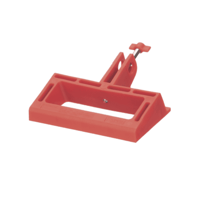 Bloqueador LOTO de Manija Grande para Disyuntores de Caja Moldeada, 2.24" (56.8m) Largo x 3.75" (95.2mm) Ancho. Color rojo