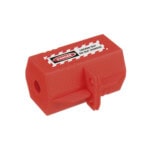 Dispositivo de Bloqueo LOTO para Enchufes de 120 Vca, Fabricado con Polipropileno, Color Rojo PSLCL110-AD-2-l
