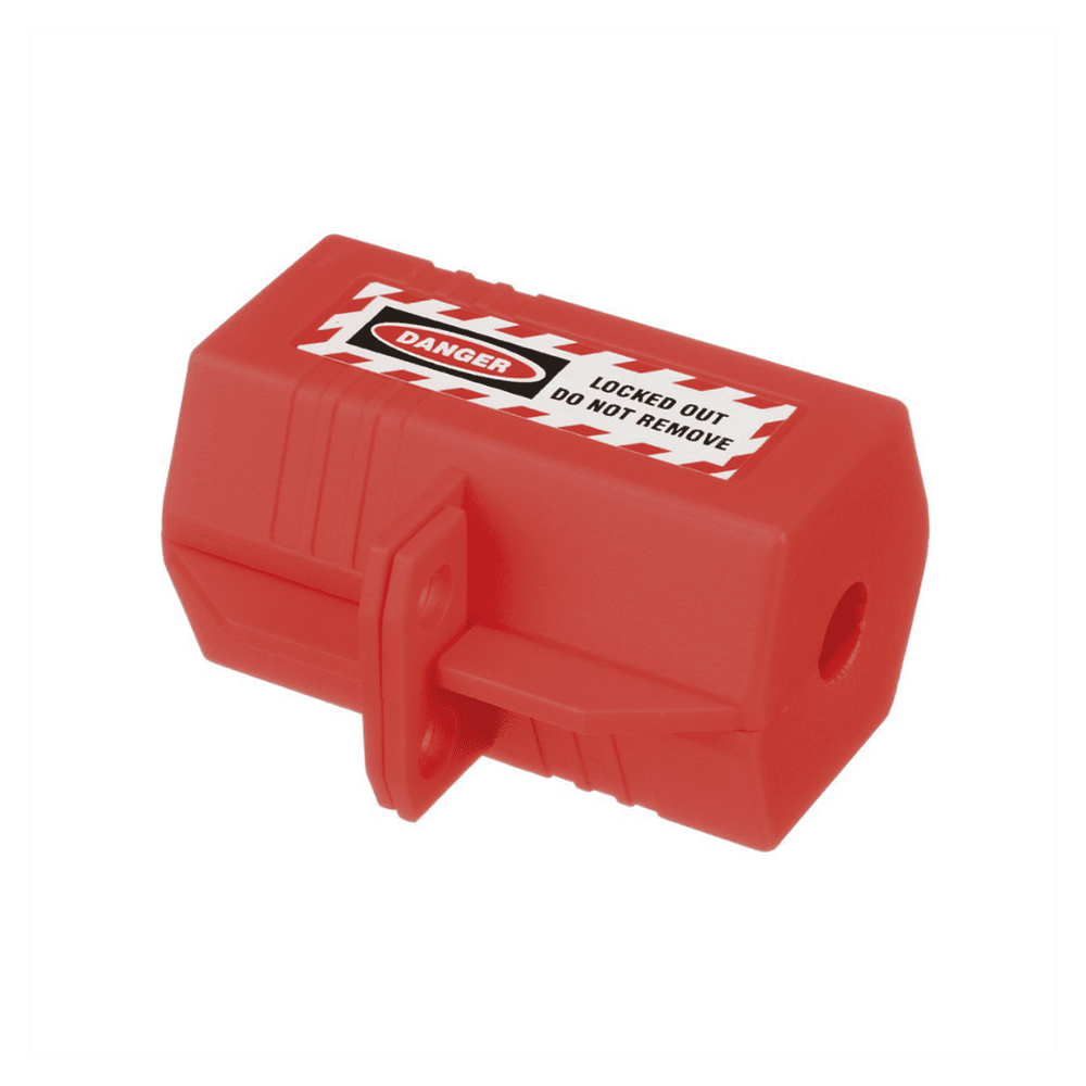 PSLCL110-AD-3-l Dispositivo de Bloqueo LOTO para Enchufes de 120 Vca, Fabricado con Polipropileno, Color Rojo PSL-CL110 4