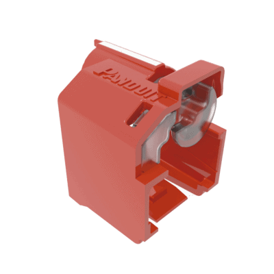 Kit de 10 Dispositivos Recubiertos para Impedir Desconexión de Plug RJ45, Color Rojo, Incluye Herramienta para Instalar/Retirar