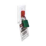 Dispositivo de Bloqueo LOTO para Interruptores Eléctricos de Palanca, de 15.2 x 22.3 mm, Color Rojo PSLWS-AD-2-l
