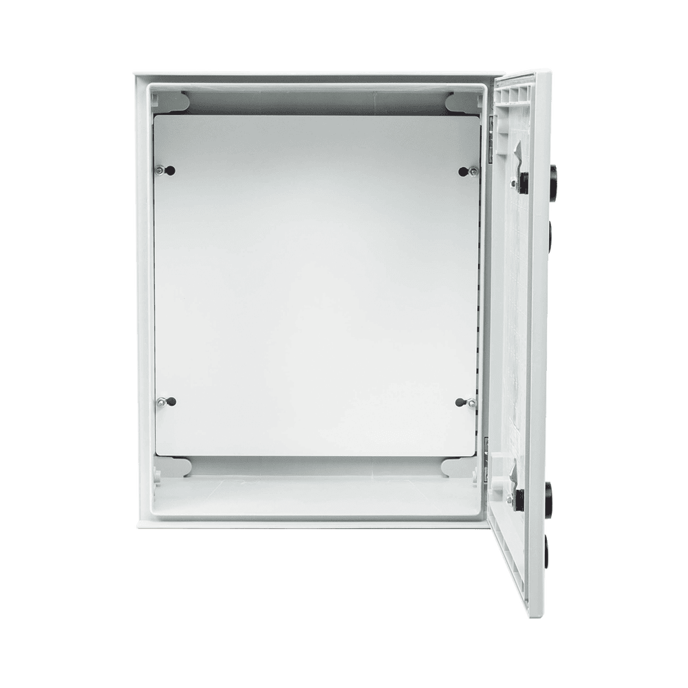 PST405020P-AD-1-l Gabinete de Poliéster IP65 Uso en Intemperie (400 x 500 x 200 mm) con Placa Trasera Interior de Plástico (Incluye Chapa y Llave). PST-4050-20P 4