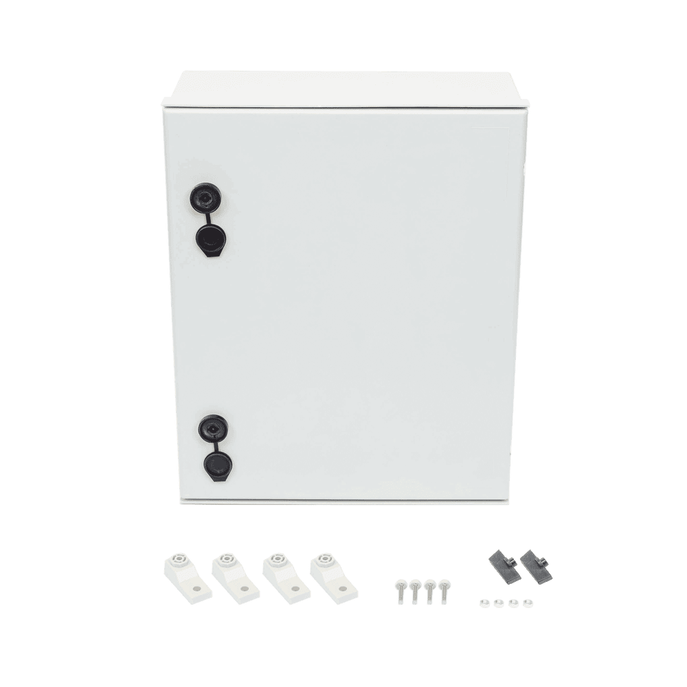 PST405020P-AD-3-l Gabinete de Poliéster IP65 Uso en Intemperie (400 x 500 x 200 mm) con Placa Trasera Interior de Plástico (Incluye Chapa y Llave). PST-4050-20P 6