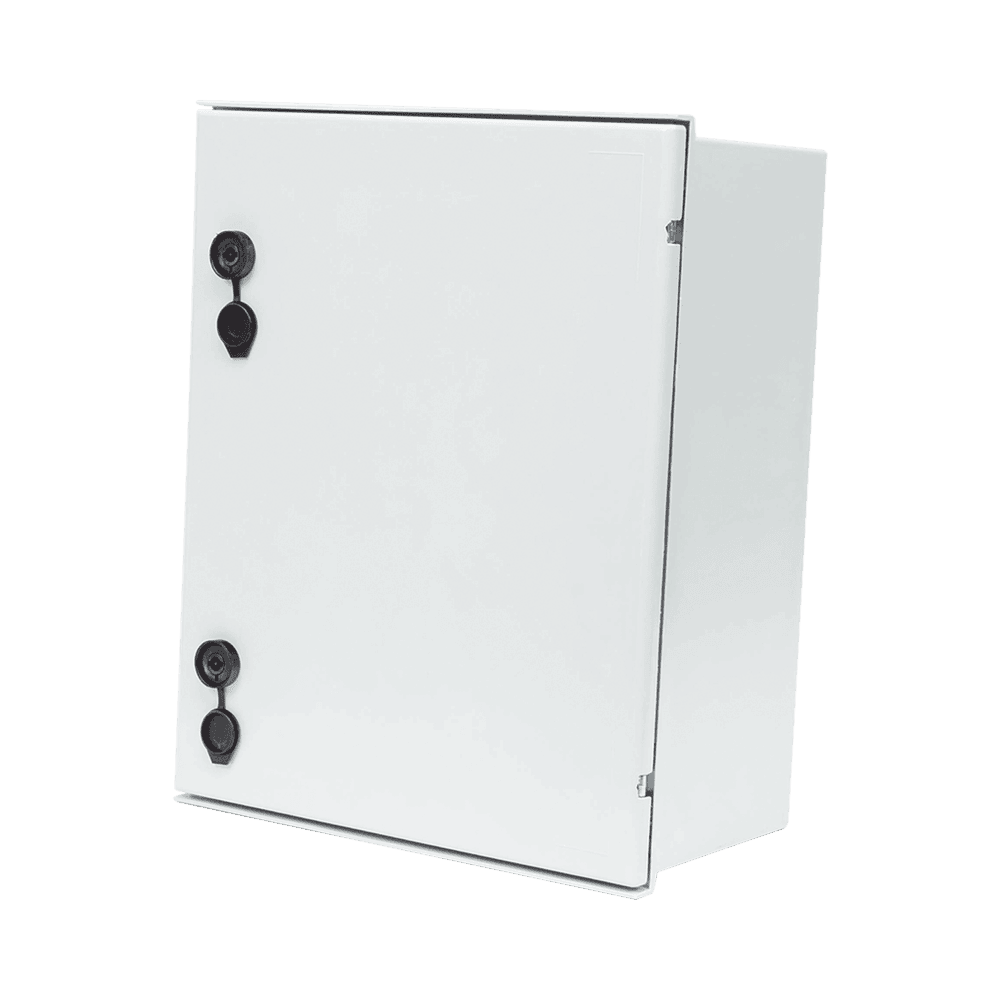 PST405020P-l Gabinete de Poliéster IP65 Uso en Intemperie (400 x 500 x 200 mm) con Placa Trasera Interior de Plástico (Incluye Chapa y Llave). PST-4050-20P 1