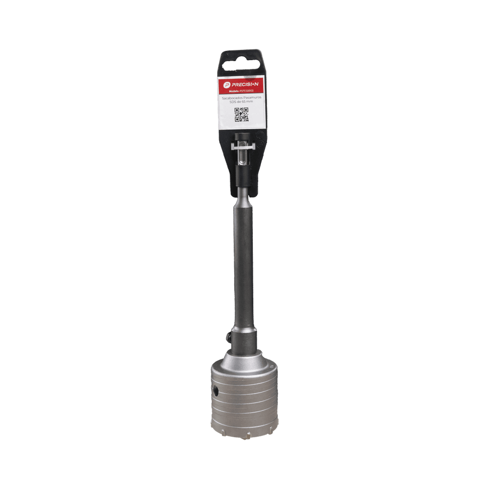 PSTC02003-l Broca Pasamuros SDS, Sacabocado para Concreto de 65mm con Extensión de 220mm PST-C02-003 1