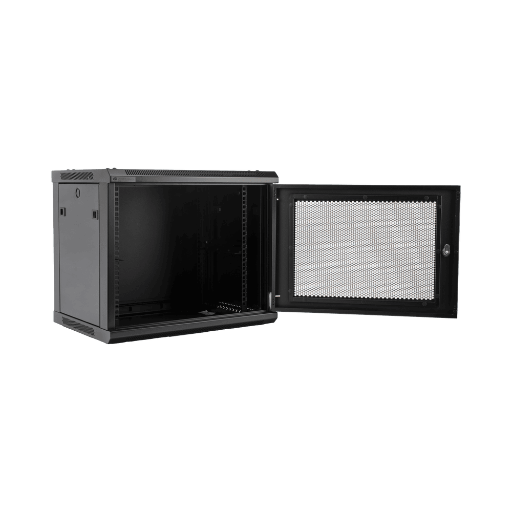 PSTC09645BDP-AD-2-l Gabinete PRECISION, Con Puerta Perforada, de 19in, 9UR, 450mm de Profundidad, Color Negro PSTC-09-645BDP 3