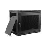 Gabinete PRECISION, Con Puerta Perforada, de 19in, 9UR, 450mm de Profundidad, Color Negro PSTC09645BDP-AD-3-l