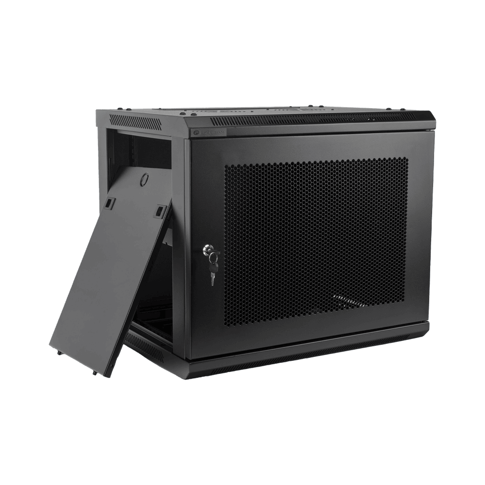 PSTC09645BDP-AD-3-l Gabinete PRECISION, Con Puerta Perforada, de 19in, 9UR, 450mm de Profundidad, Color Negro PSTC-09-645BDP 4