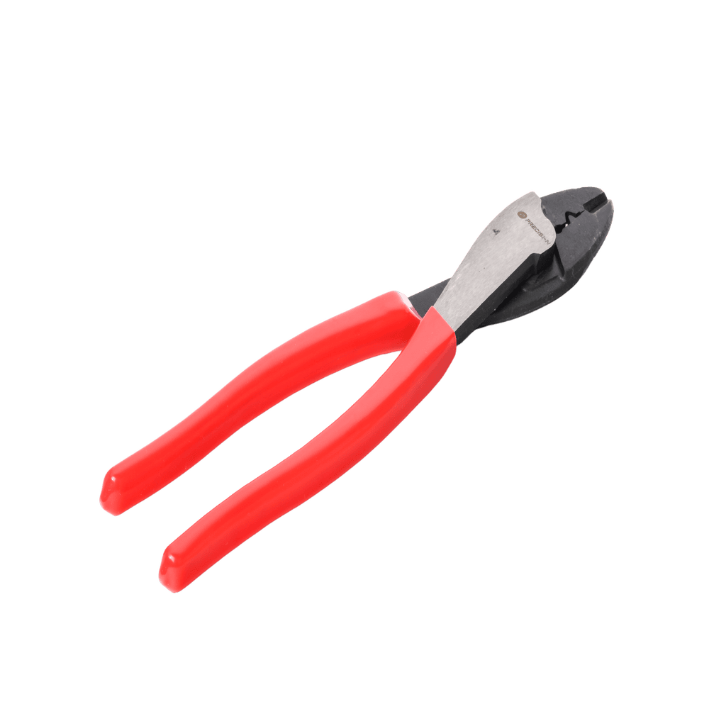 PSTH01008-LAT-IZQ-l Pinza de 9.5" para cortar y crimpar ( ponchar ) terminales Aislados y No aislados PST-H010-08 3