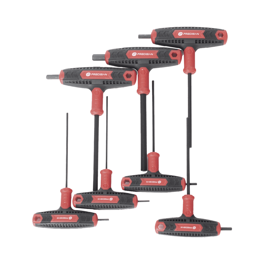 PSTH03007-l Juego de 7 Llaves Hexagonales ( Allen ) Milimétricas con Mango T. PST-H03-007 1