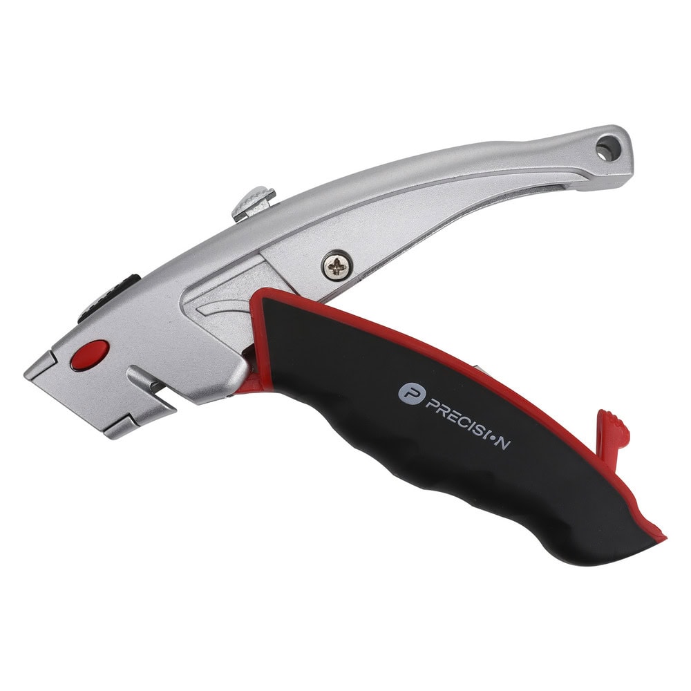 PSTH05001-AD-1-l Navaja Uso Rudo con Cortador de Cable, Cuerpo Metálico, Mango Ergonómico (Con 5 Hojas de Repuesto). PST-H050-01 5