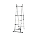Escalera Telescópica de Aluminio Tipo Tijera de 1.9 + 1.9 Metros de Altura PSTH10002-AD-3-l