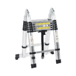 Escalera Telescópica de Aluminio Tipo Tijera de 1.9 + 1.9 Metros de Altura PSTH10002-l