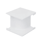Esquinero interior blanco de PVC auto extinguible, para canaleta PT48 (6120-01002 PT48EI-AD-4-l
