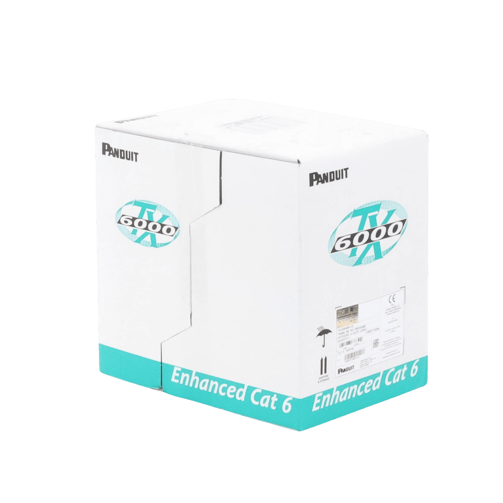 PUC6004WHFE-AD-2-l Bobina de Cable UTP 305 Metros (1000 Pies) de Cobre, TX6000? PanNet, Reelex, Blanco, Categoría 6 Mejorado (23 AWG), PVC (CM), de 4 Pares PUC6004WH-FE 3