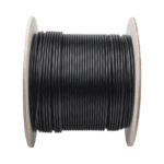 Bobina de Cable UTP de 4 Pares, PanNet, Para Exterior con Gel, Cat6 (23 AWG), Industrial para Climas Extremos, Color Negro, 305 Metros (1000 Pies) PUO6C04BLCEG-AD-2-l