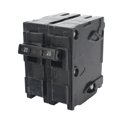 Interruptor automático enchufable tipo QP 2 polos, 20 amp