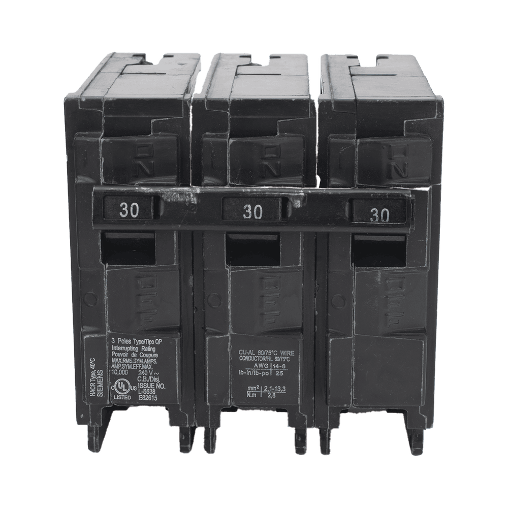 Q330-AD-1-l Interruptor automático enchufable tipo QP 3 polos, 30 amp Q330 2