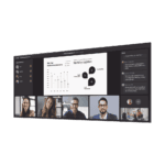 Pantalla Profesional WIDE 105" 5K / 500 nits / Para uso 24/7 / Tizen 8 / HDMI / Dysplay port / bocinas integradas / Eco Sensor / Soporta Rotacion de imagen Pivot QP105D5K-FRENTE-l