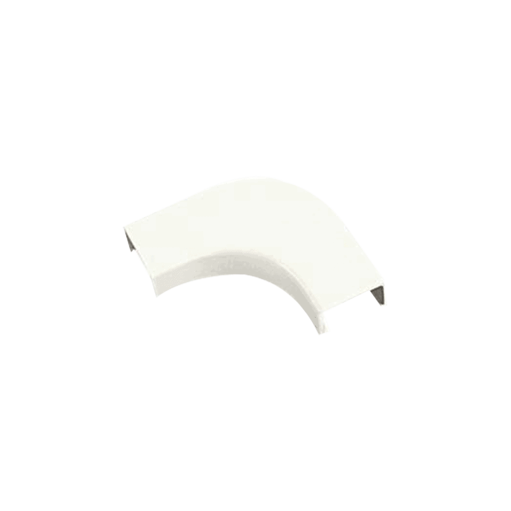 RAFC5IWX-l Curva de radio controlado, para uso con canaleta LD5, material ABS, Colo Blanco Mate RAFC5IW-X 1