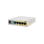 (RB260GSP) Switch Mikrotik 5 puertos PoE (Pasivo) (1in/4out) Gigabit Ethernet y 1 SFP RB260GSP-l