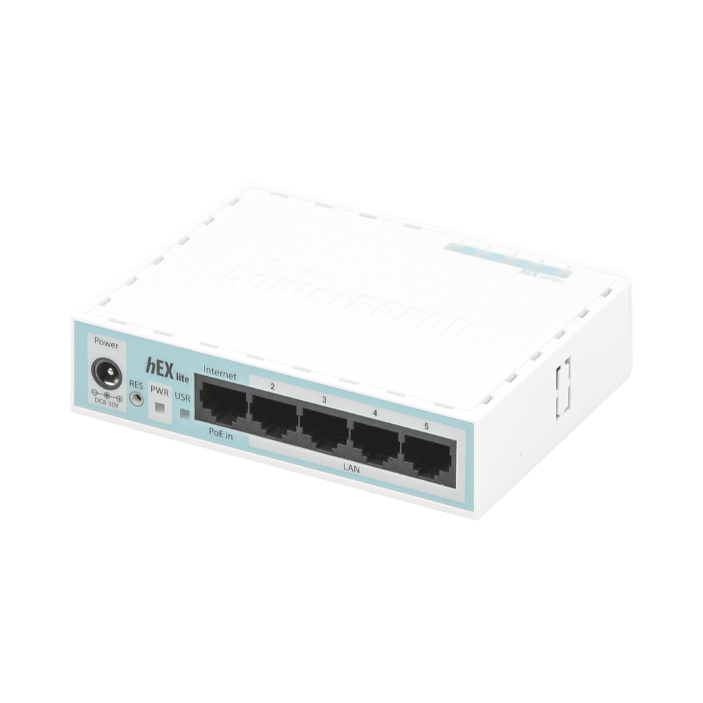 RB750R2-l-1 (hEX lite) RouterBoard, 5 Puertos Fast Ethernet RB750R2 1