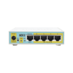 (hEX PoE LITE) RouterBoard, 5 Puertos Fast Ethernet, 4 con PoE Pasivo, 1 Puerto USB RB750UPR2-l