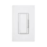 Atenuador (dimmer) Auxiliar de pared, compañero de atenuadores multilocación. Usar en 3 vías o escalera. RDRDWH-l-1