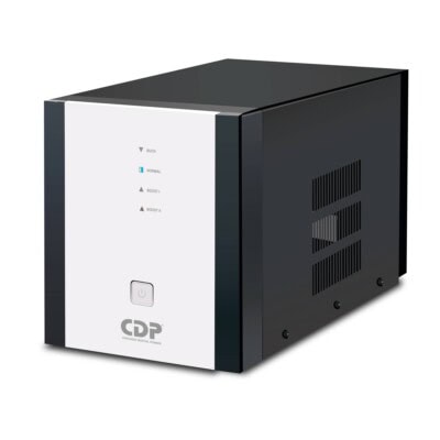 Regulador de Voltaje CDP R-AVR5008 5000VA/2500W AVR Linea Blanca, 8 Salidas, 525 julios, Sistema de retardo de encendido, Protección Coaxial, 120 Vac