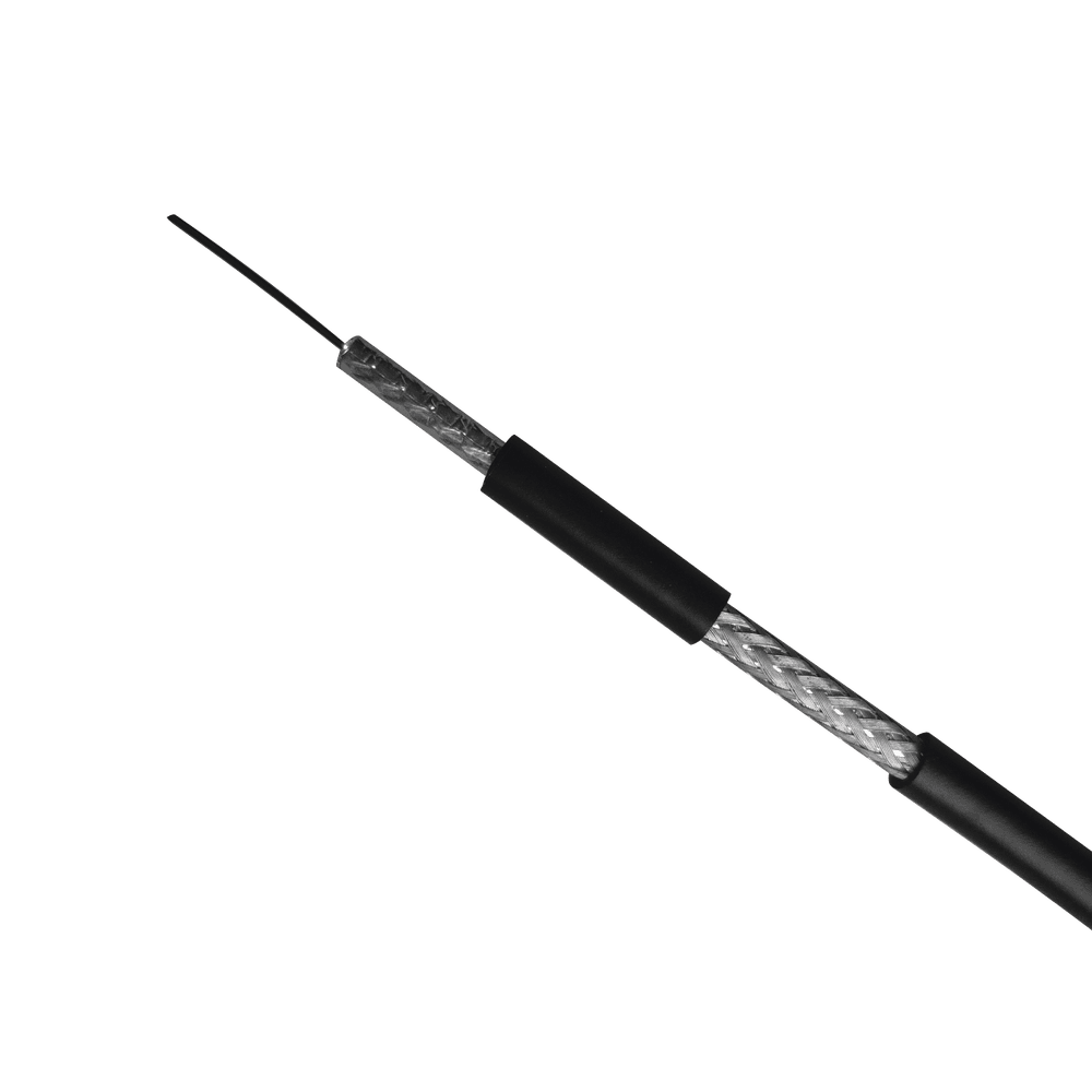 RG59CCS-l Carrete de 305 Metros (1000 Pies) / Cable Coaxial RG59 / Tipo CCS / Optimizado para HD / Intemperie RG59-CCS 1