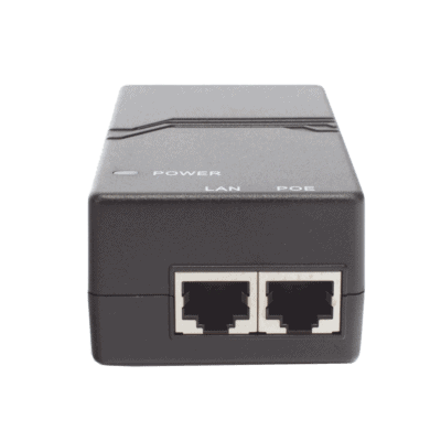 Inyector PoE estándar 802.3af Gigabit (50 V - 0.3 A - 15 W)