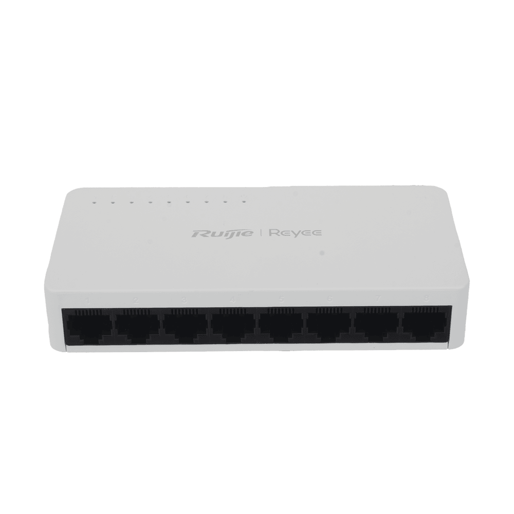 RGES08GL-AD-1-l Switch no administrable, Visible en la Topología de la Nube, con 8 puertos Gigabit 1G RG-ES08G-L 3