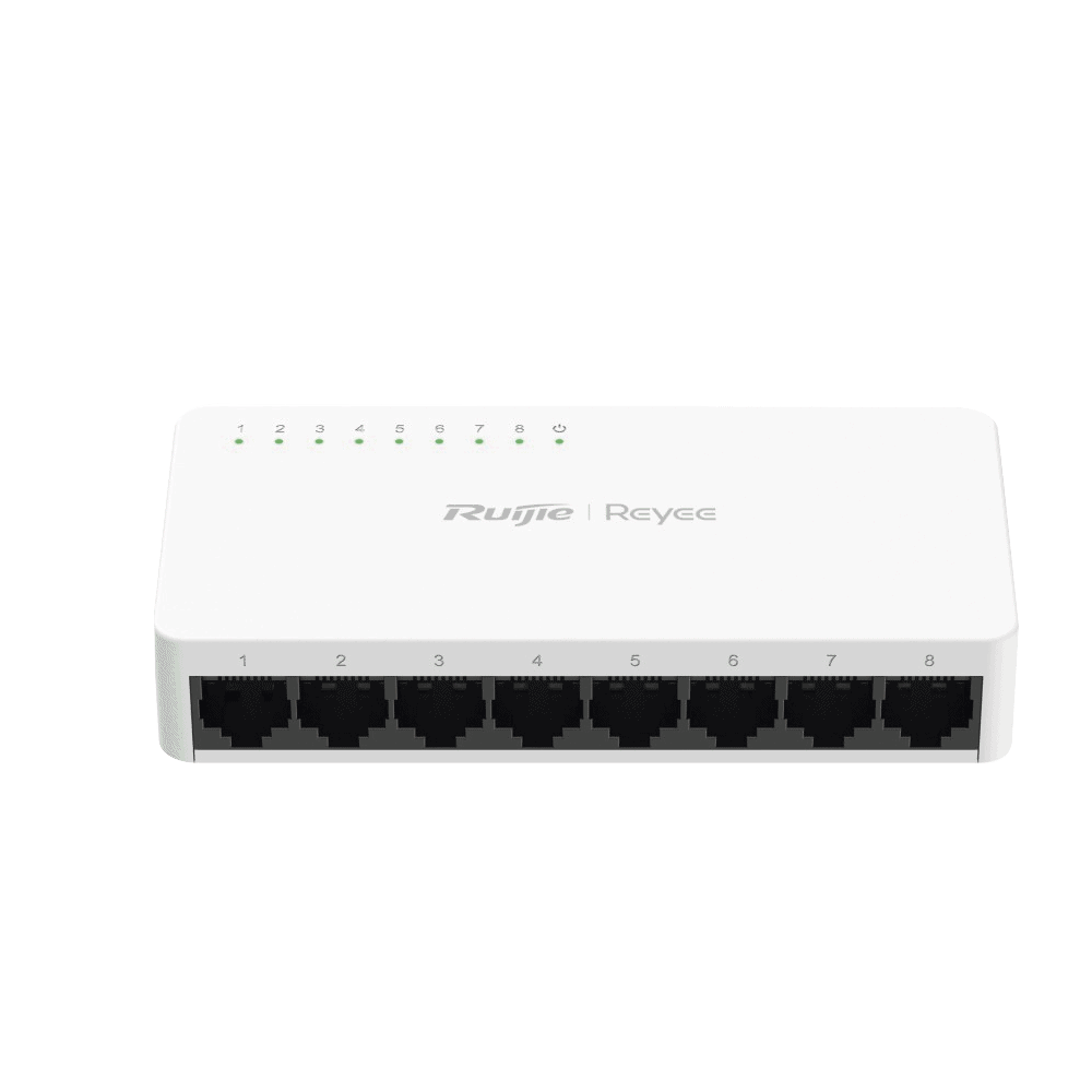 RGES08GL-l Switch no administrable, Visible en la Topología de la Nube, con 8 puertos Gigabit 1G RG-ES08G-L 1