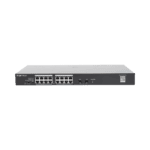 Switch PoE+ No Administrable, Hasta 247 Watts, con 18 Puertos Gigabit PoE+ y 2 Uplinks SFP 1G, Visible en la Topología RGES118GSPL-l