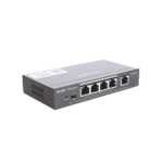 Switch Administrable PoE con 5 puertos Gigabit, 4 PoE 802.3af/at, gestión gratuita desde la nube, 54w RGES205GCP-AD-1-l