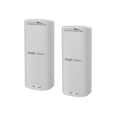 Kit Enlace Inalámbrico Recomendado para Elevadores, hasta 500m o 125 pisos, Preconfigurado, Ajuste Automático, Hasta 300 Mbps, Doble Puerto LAN