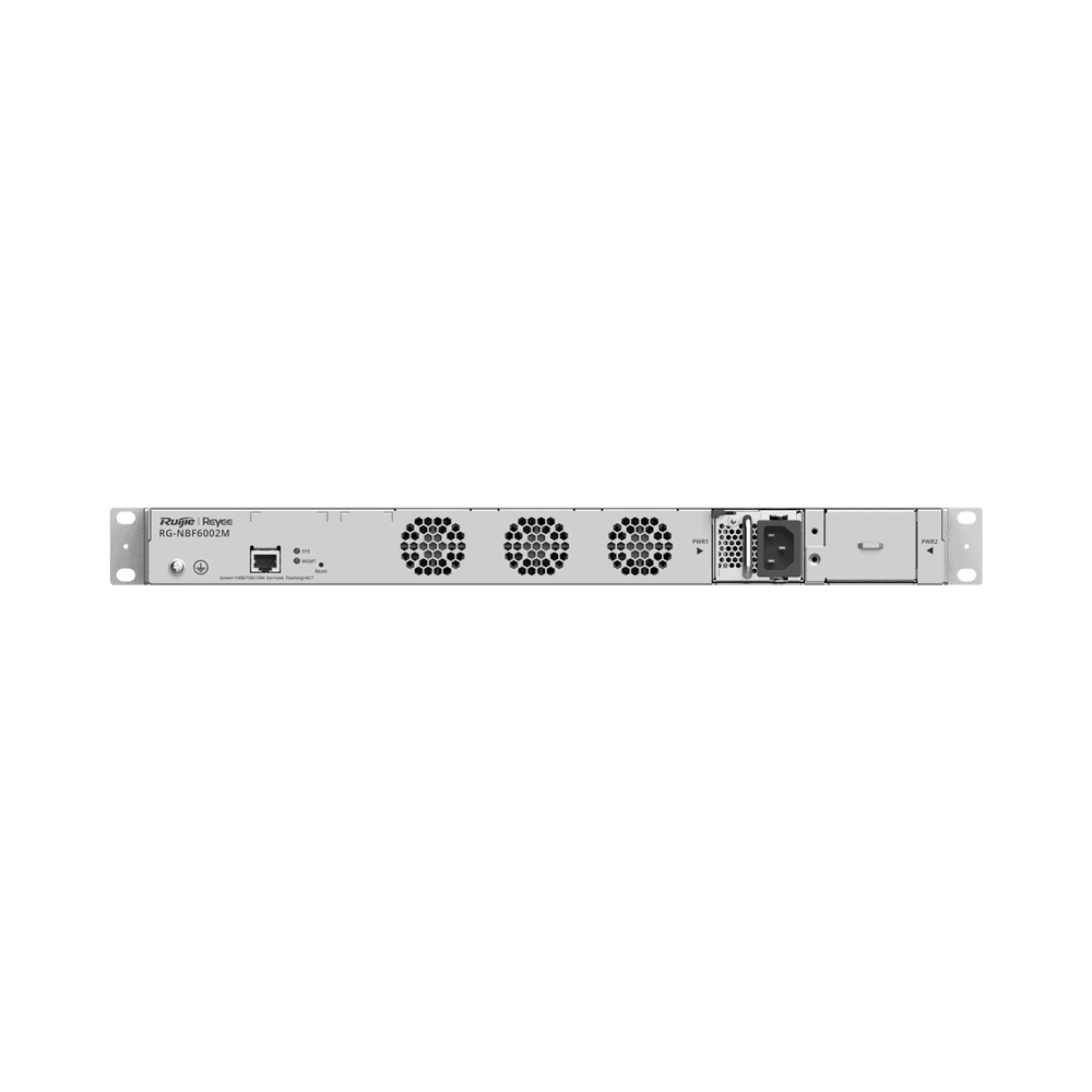 RGNBF6002M-AD-1-l e-Lighten OLT / Switch Hibrido, Capa 3 con Slots para Tarjetas Modulares. perfecto para migrar a Soluciones de Fibra PON hasta 320 ONUs RG-NBF6002M 2