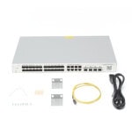 Switch administrable Capa 2+ Plus, 24 puertos SFP con 8 puertos Ethernet Gigabit y 4 SFP+ gestión en la nube RGNBS320024SFP_8GT4XS-AD-4-l