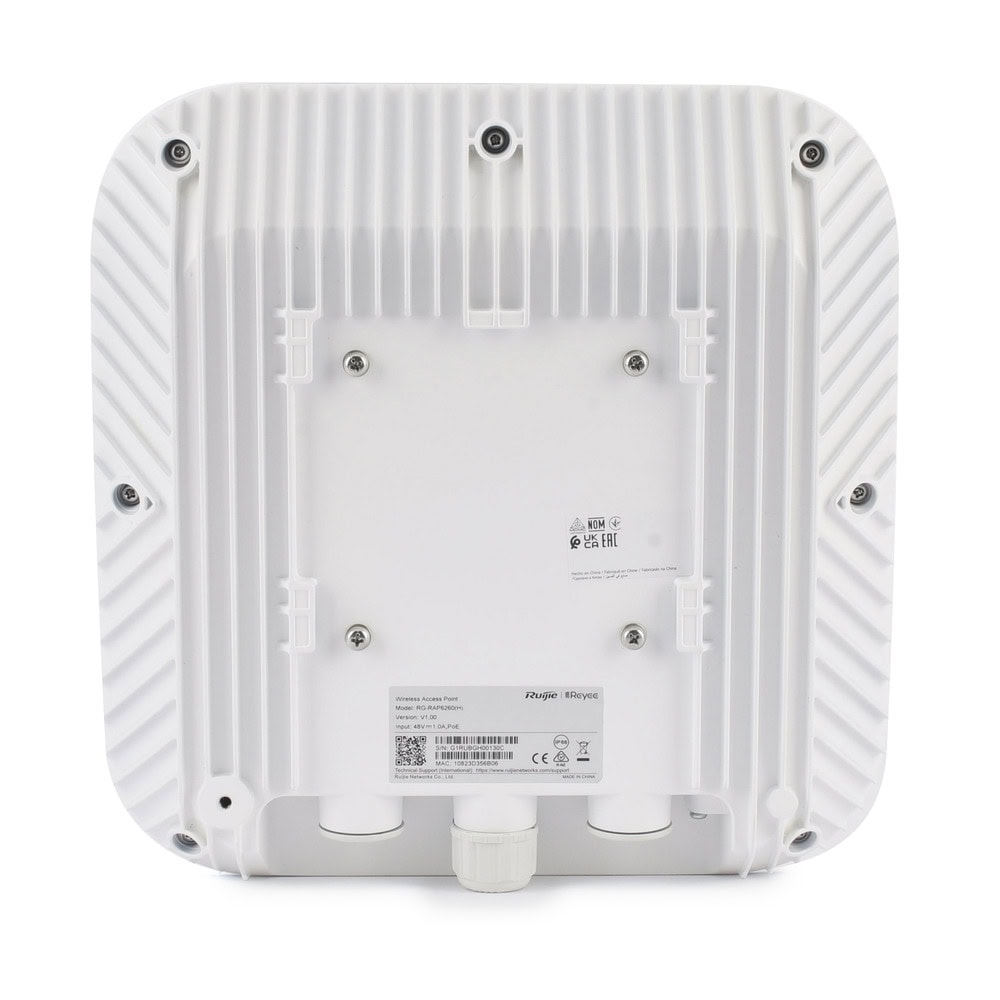 RGRAP6260H-AD-6-l Punto de Acceso Mesh Wi-Fi 6 Industrial para Exterior Omnidireccional 5.95Gbps, MU-MIMO 4x4, 360°, Filtros Anti Interferencia y Auto Optimización con IA, puerto eth 2.5G y SFP RG-RAP6260(H) 7