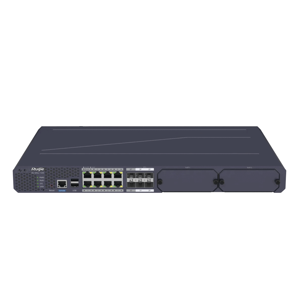 RGWALL1600Z5100S-l Firewall Administrado en la Nube, hasta 4,000 Usuarios / Seguridad Basada en AI / Capacidad Expansible de Hasta 10 Gbps / Defensa DDoS, Antivirus y Gestión por Políticas Inteligentes RG-WALL1600-Z5100-S 1
