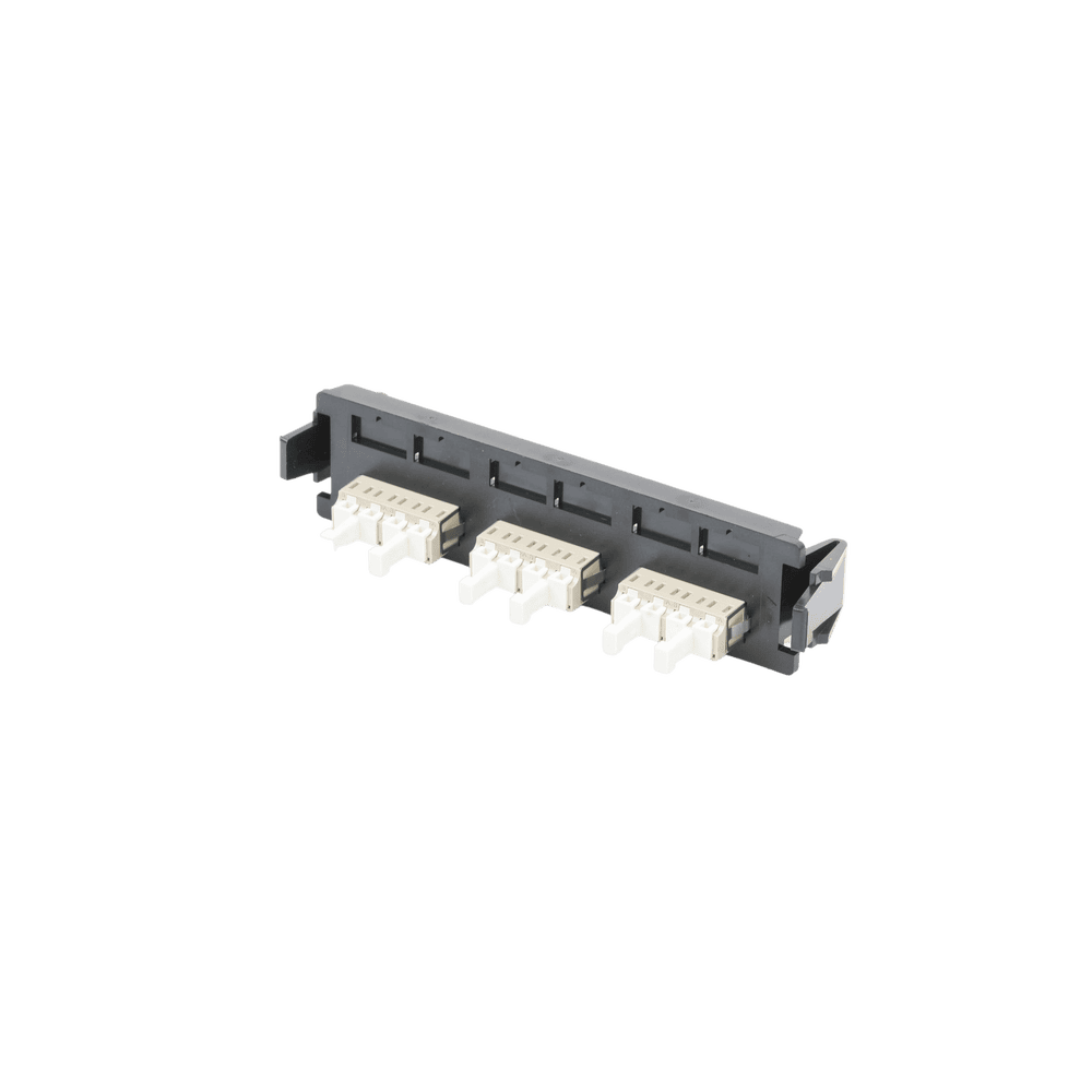 RICFLCU1201C-AD-1-l Placa Acopladora de Fibra Óptica Quick-Pack, Con 6 Conectores LC/UPC Duplex (12 Fibras), Para Fibra Monomodo, Azul RIC-F-LCU12-01C 2